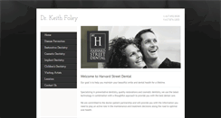 Desktop Screenshot of harvardstreetdental.com